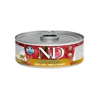 Krmivo pro kočku N&D CAT QUINOA Adult Quail & Coconut 80g