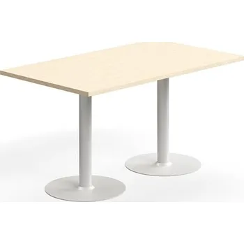 Jídelní stůl Stůl VERTICUS, 1400x800x720 mm, bříza/bílá
