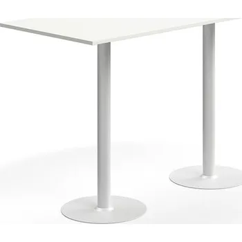 Jídelní stůl Barový stůl ALVA, 1800x800x1100 mm, vysokotlaký laminát, bílá