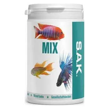 Krmivo pro rybičky S.A.K. mix 130 g (300 ml) velikost 00