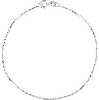 Náramek Zlatý náramek Box z bílého zlata - 0,8 mm varianta 18 cm FNN1224BGW-18 cm