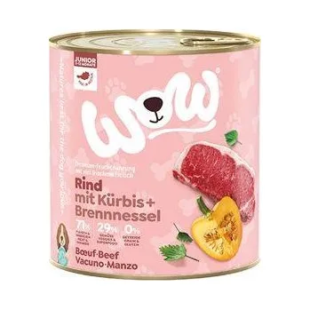 Krmivo pro psa WOW konzerva Junior hovězí s dýní 800g