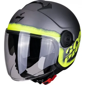 Motodoplněk Moto přilba SCORPION EXO-CITY BLURR matná stříbrno/žlutá M