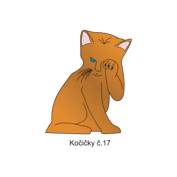 Informační tabulka Samolepky OZNAČENÍ TŘÍD - Koťátka č.17 8504-81