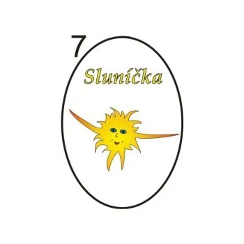 Informační tabulka Samolepky OZNAČENÍ TŘÍD - Sluníčka č.7 8501-45