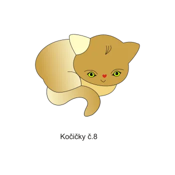 Informační tabulka Samolepky OZNAČENÍ TŘÍD - Koťátka č.8 8504-72