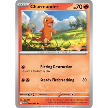 Karetní hra Charmander MEW 004/165