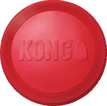 Hračka pro psa Hračka Kong Dog Classic Flyer frisbee, červený, guma prírodná, S
