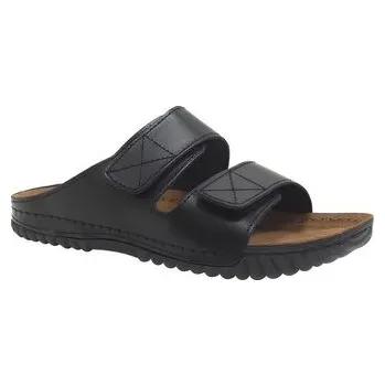 Pánské pantofle 158M028 40 - BEFADO pánské kožené pantofle černé 158M028_42