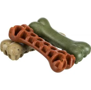 Pamlsek pro psa DentaFun Veggie Honey Comb Bone, kostička s mořskou řasou [40 ks], 12 cm / 58 g