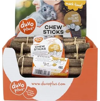 Krmivo pro hlodavce Pamlsok DUVO+ žuvacie tyčinky pre hlodavce, lieskový orech 4 ks/bal
