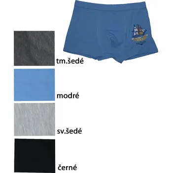 Chlapecké spodní prádlo 8-13 let-Chlapecké bavlněné trenkoslipy AURA.VIA