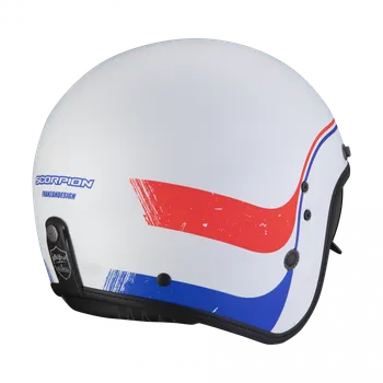 Motodoplněk Moto přilba SCORPION BELFAST EVO SOUL matná bílo/modro/červená XXL