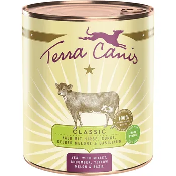 Krmivo pro psa Terra Canis CLASSIC telecí s prosem 6x800 g