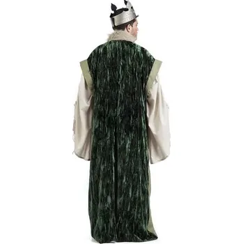 Karnevalový doplněk Limit - Pánský královský plášť zelený - XL