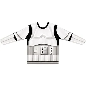 Karnevalový kostým Yiija - Chlapecký top s hyperrealistickým vyobrazením Stormtroopera - 2-4 years