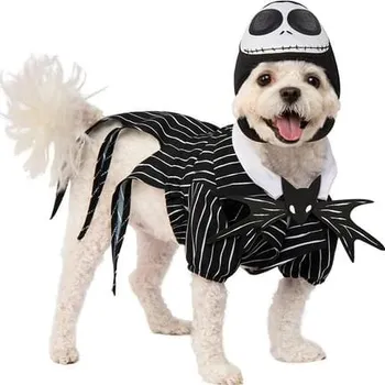Karnevalový kostým Rubies USA - Kostým Jack Skellington pro psy - Ukradené Vánoce - M