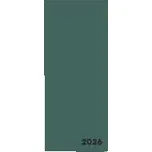 Diář PVC týdenní 2026 VERDE zelená,rychlé dodání