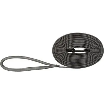 Vodítko pro psa Stopovací vodítko FUSION, pogumované, grafit/papája M-L: 10 m/17 mm