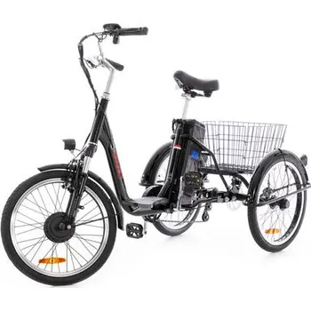 Chodítko pro seniory Tříkolové elektrické kolo Tornádo ZTECH, černé