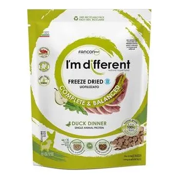 Pamlsek pro psa I´M DIFFERENT Duck DINNER, mrazem sušené raw krmivo s kachnou, 397 g