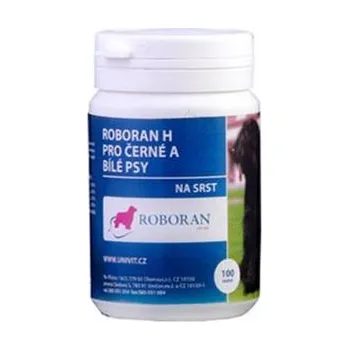Roboran H 100 tbl. pre čierne a biele psy