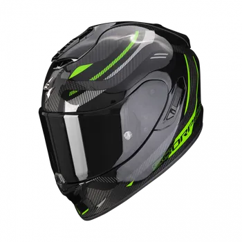 Motodoplněk Moto přilba SCORPION EXO-1400 EVO CARBON AIR KYDRA černo/zelená M