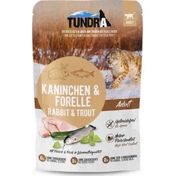 Krmivo pro kočku Tundra Cat králík a pstruh 16× 85 g