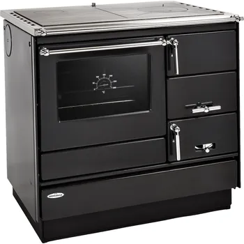 Krbová kamna KVS MORAVIA VSP 9103 sporák na tuhá paliva 8,4kW, s troubou, pravý, antracit/chrom