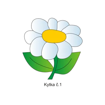 Informační tabulka Samolepky OZNAČENÍ TŘÍD - Kytičky č.1 8502-43