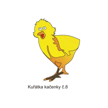 Informační tabulka Samolepky OZNAČENÍ TŘÍD - Kuřátka č.8 8502-75