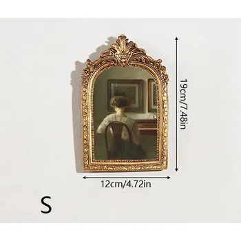 Rám na obraz Antik zlatý rámeček na fotky s obloukem | rámeček na fotky, dekorace na stůl - S