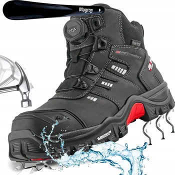 Pracovní obuv Pánské pracovní boty kotníkové bezpečnostní BOZP VM MICHELIN BUFFALO S3 HRO BOA 48