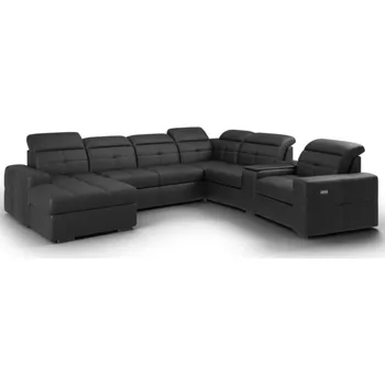 Sedací souprava Sedací souprava Kanton OT-2F-R-1-BR LUX-1E, 176 x 341 x 322 cm - látky 5. cenové skupiny