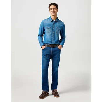 Pánské džíny Pánské džíny WRANGLER GREENSBORO DANDELION SUMMER 112364419 Velikost: 38/36 Tričko zdarma při nákupu nad 3000,-!