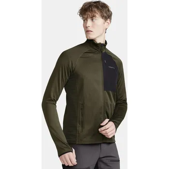 Pánská mikina Pánská Fleecová mikina CRAFT ADV TECH FLEECE THERMAL MIDLAYER M 1911662-680999 – Olivová XL