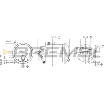 Palivový filtr Palivový filtr BREMSI FE0800