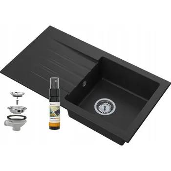 Granitový dřez Jednokomorový dřez Granitan granit šedý