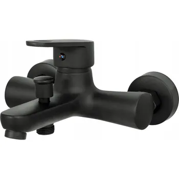 Vodovodní baterie Jednopáková nástěnná vanová a sprchová baterie Granitan COBI černá