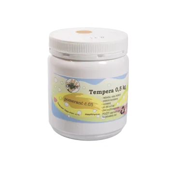 Vodová barva Tempera 0,5 kg - /05-žlutá bte05