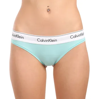 Kalhotky Dámské kalhotky Calvin Klein zelené (F3787E-VOG) XS F3787E-VOG Možnost vrácení zboží ZDARMA do 120 dnů!
