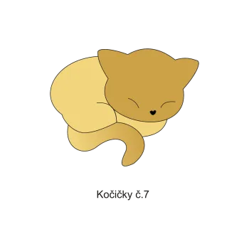 Informační tabulka Samolepky OZNAČENÍ TŘÍD - Koťátka č.7 8504-71