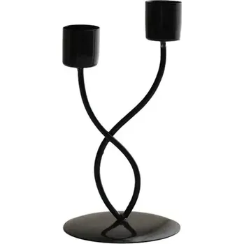 Svícen Železný stojan na svíčku s designem | svícen, dekorace - D