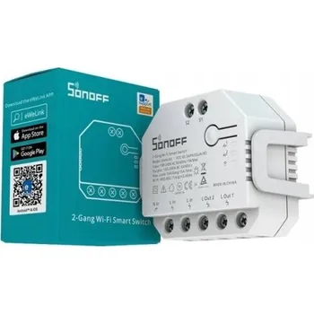spínač Sonoff Dual R3 chytrý WiFi spínač, 2-kanálový s měřením spotřeby energie