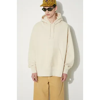 Dámské oblečení Bavlněná mikina Vans Premium Standards Baggy Fleece Po LX, L, béžová, 80X