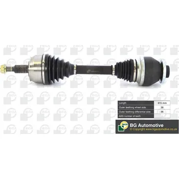 Poloosa kola Hnací hřídel - poloosa BGA DS9640L