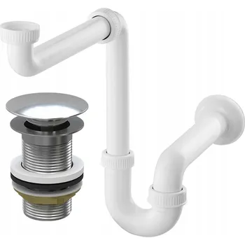 Sifon UMYVADLOVÝ SIFON ZÁTKA KLIKKLAK CHROM BEZ PŘEPADU