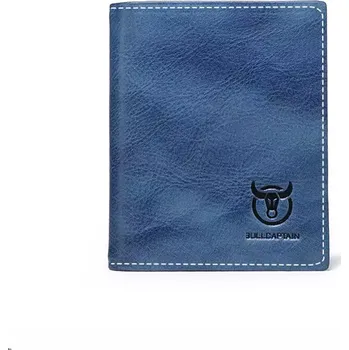 Peněženka Bullcaptain elegantní kožená peněženka Klervi Modrá