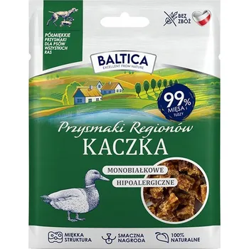 Pamlsek pro psa Baltica Poloměkké pamlsky pro psy s kachnou 30g