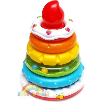 Hračka pro nejmenší Sladký narozeninový Dort Smily AN-0730